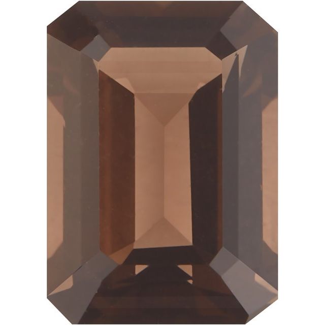 Calibrated Emerald Cut AA Grade Brown Natural Quartz