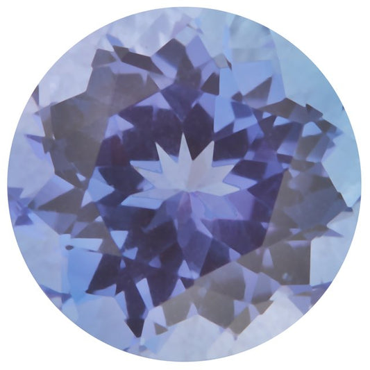 Calibrated Round AA Grade Blue, Purple Natural Tanzanite