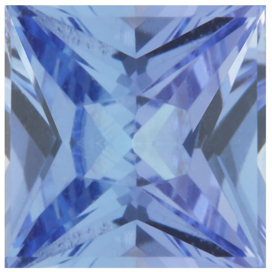 Calibrated Princess Cut Square A Grade Blue, Purple Natural Tanzanite