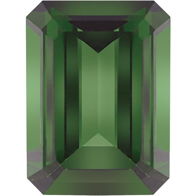 Calibrated Emerald Cut AA Grade Green Natural Tourmaline