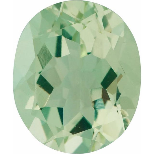 Calibrated Oval A Grade Green Natural Quartz