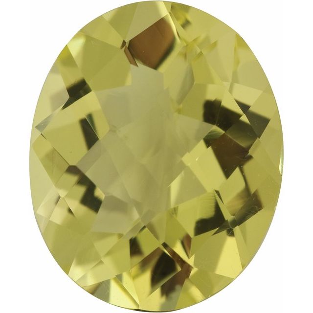 Calibrated Oval AA Grade Yellow Natural Quartz