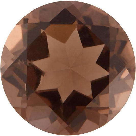 Calibrated Round AA Grade Brown Natural Quartz