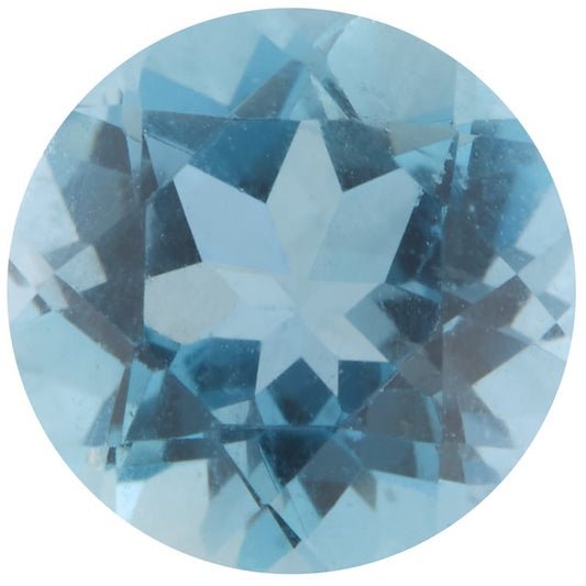 Calibrated Round AAA Grade Blue, Teal Natural Aquamarine