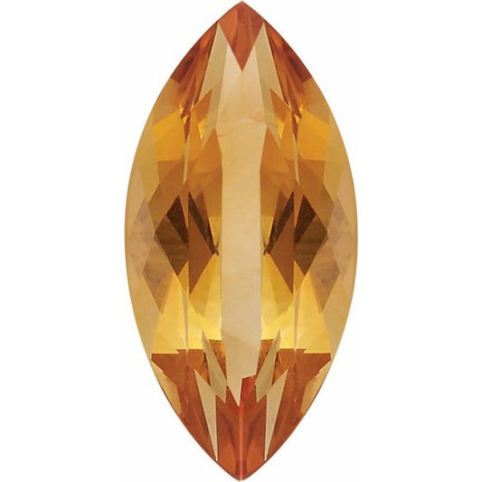 Calibrated Marquise AA Grade Yellow Natural Citrine