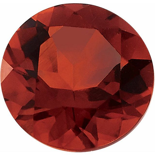 Calibrated Round Madeira Grade Orange, Red Natural Citrine