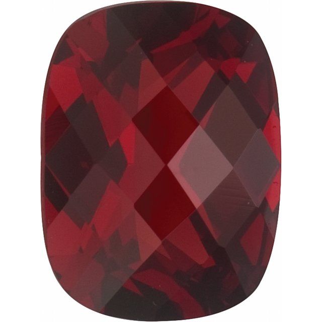 Calibrated Checkerboard Antique Cushion AA Grade Orange, Red Natural Mozambique Garnet