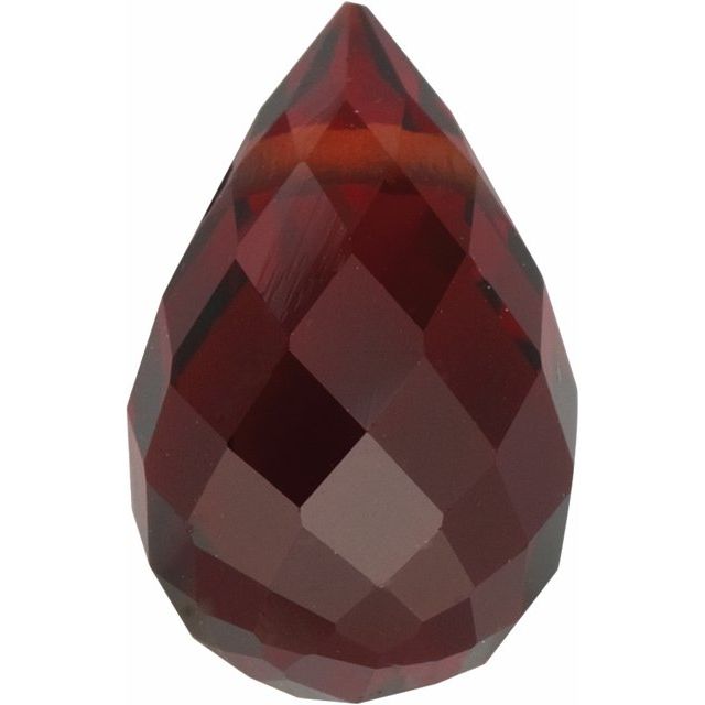 Calibrated Briolette AA Grade Orange, Red Natural Mozambique Garnet