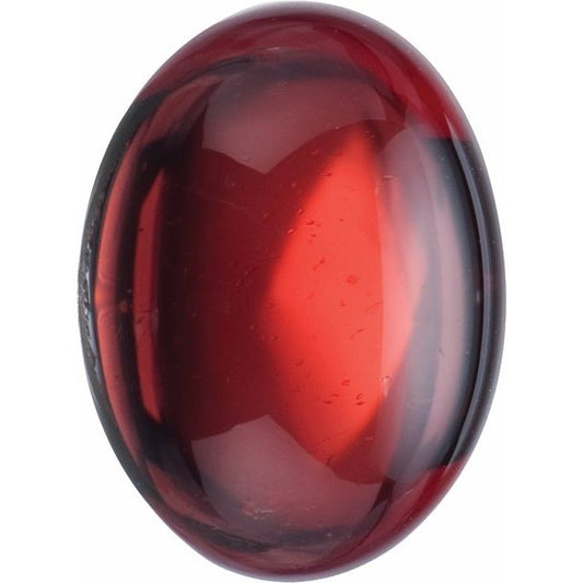 Calibrated Cabochon Oval AA Grade Orange, Red Natural Mozambique Garnet