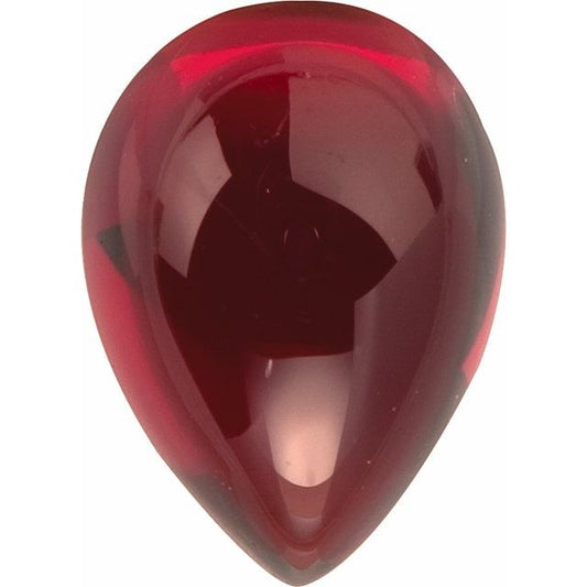 Calibrated Cabochon Pear AA Grade Orange, Red Natural Mozambique Garnet