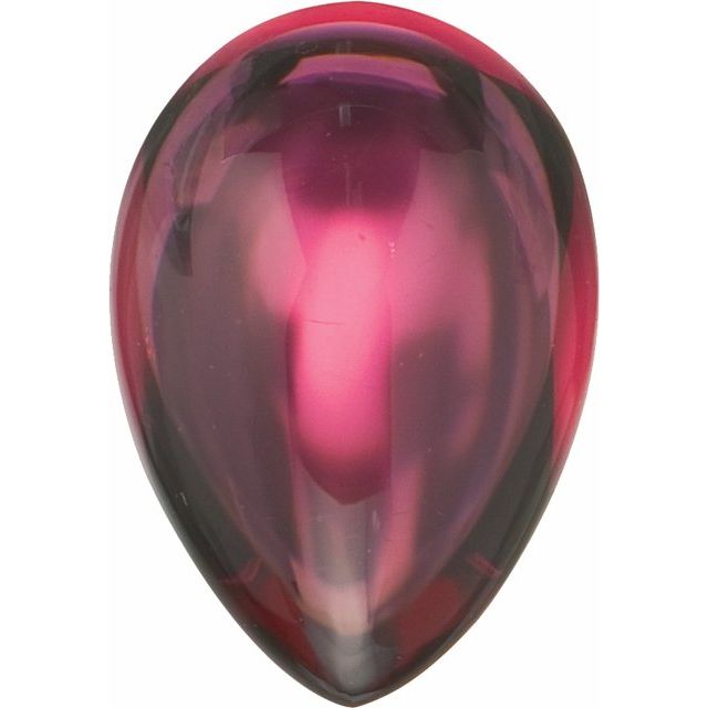 Calibrated Cabochon Pear AA Grade Pink, Purple, Red Natural Rhodolite Garnet