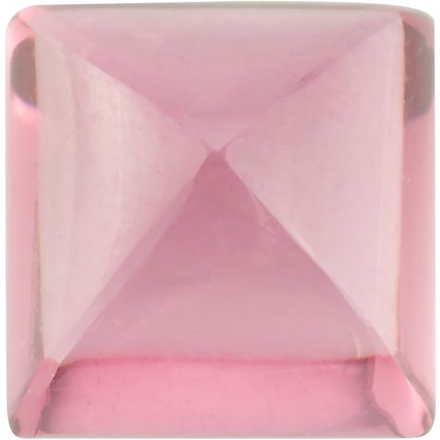 Calibrated Cabochon Square AA Grade Pink, Purple, Red Natural Rhodolite Garnet