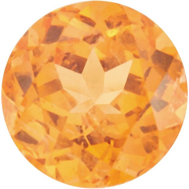 Calibrated Round AA Grade Orange Natural Spessartite Garnet