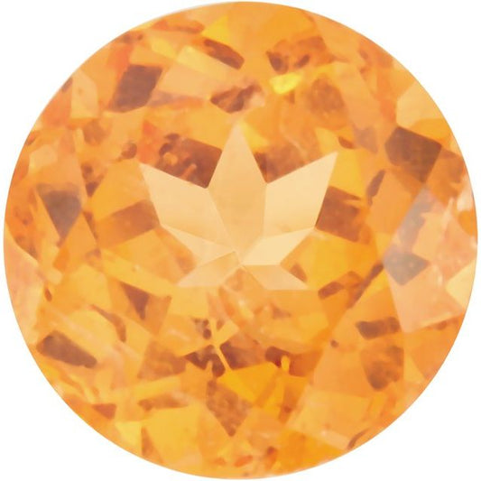 Calibrated Round AA Grade Orange Natural Spessartite Garnet