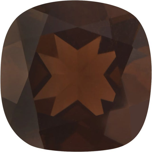 Calibrated Cushion AA Grade Brown Natural Quartz