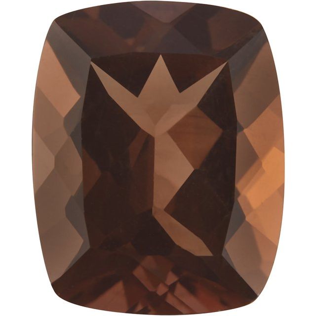 Calibrated Antique Cushion AA Grade Brown Natural Quartz