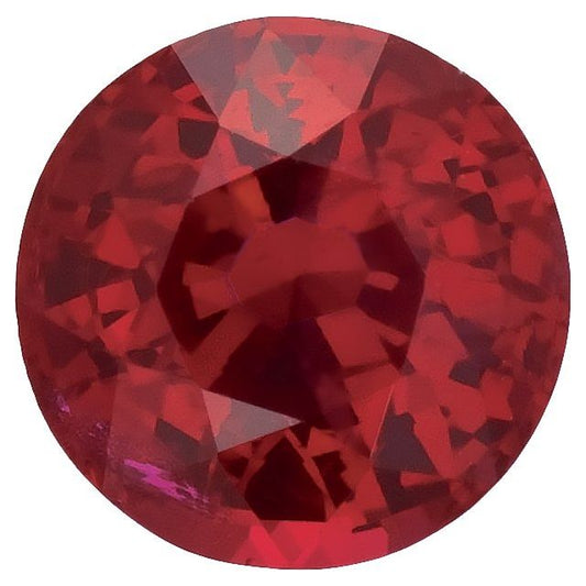 Calibrated Round AA Grade Red Natural Ruby