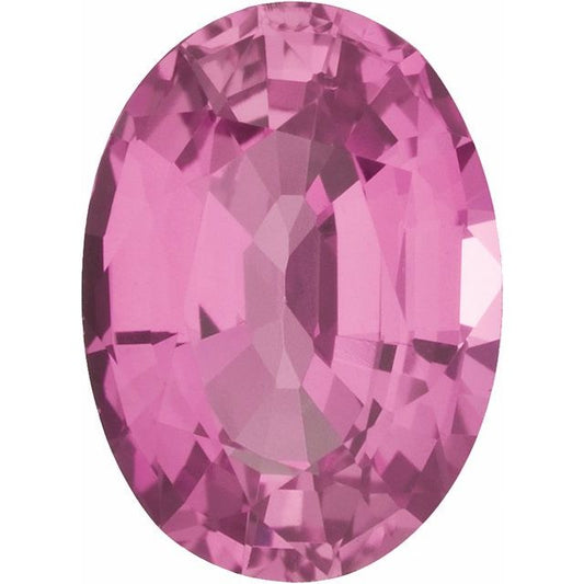 Calibrated Oval AA Grade Pink Natural Sapphire