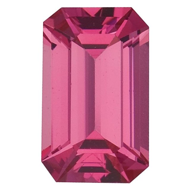 Calibrated Emerald Cut AA Grade Pink Natural Spinel