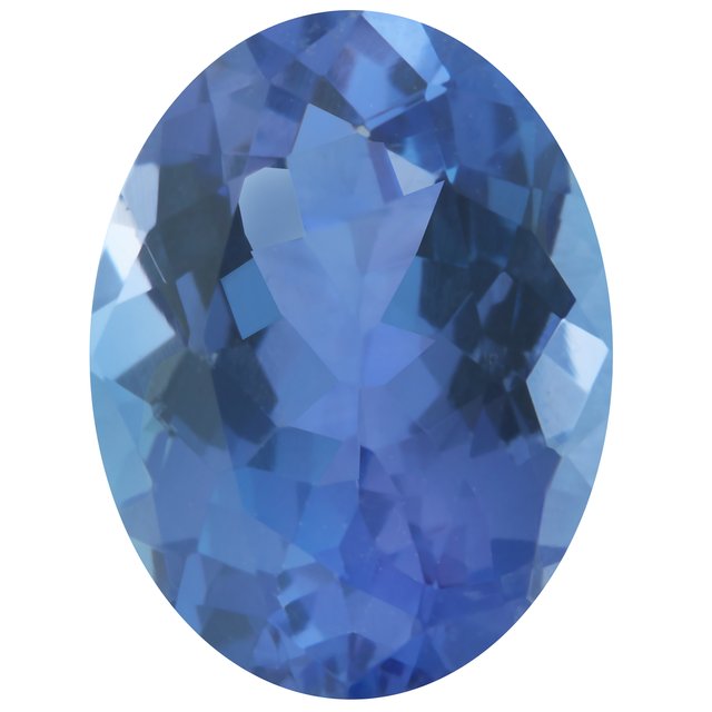 Calibrated Oval AAA Grade Blue, Purple Natural Tanzanite