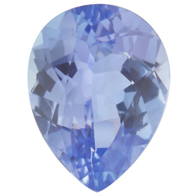 Calibrated Pear AA Grade Blue, Purple Natural Tanzanite