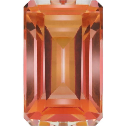 Calibrated Emerald Cut AA Grade Orange Natural Mystic Topaz