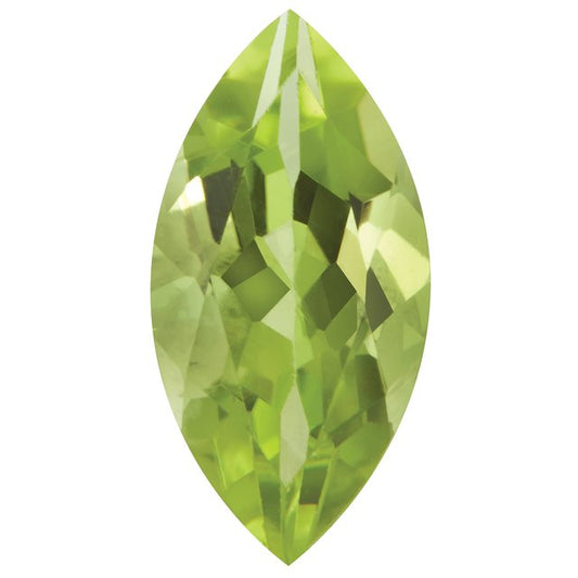 Calibrated Marquise AA Grade Green Natural Peridot