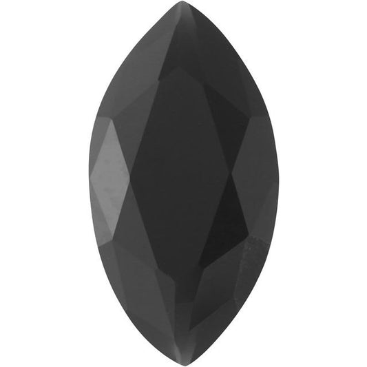 Calibrated Marquise Standard Grade Black Natural Onyx