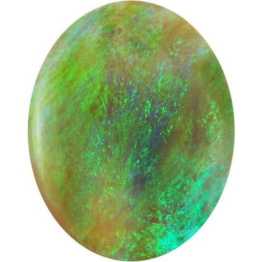 Calibrated Cabochon Oval AA Grade Black Natural Opal