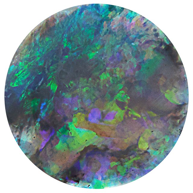 Calibrated Cabochon Round AA Grade Black Natural Opal