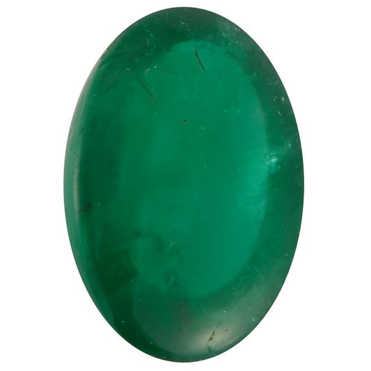 Calibrated Cabochon Oval AA Grade Green Natural Emerald