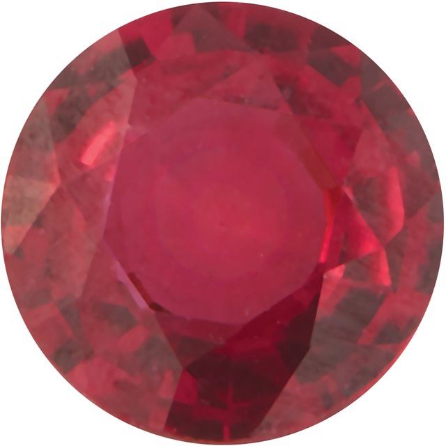 Calibrated Round A Grade Red Natural Ruby