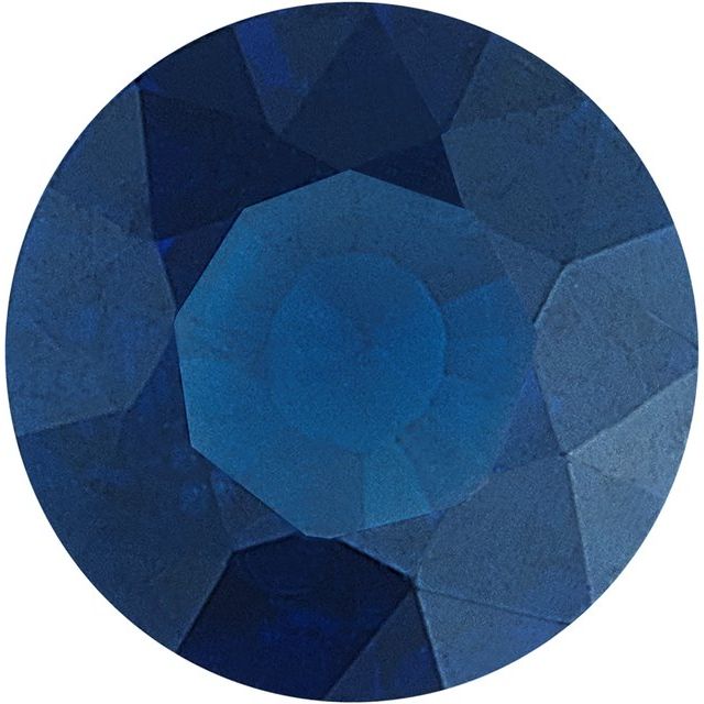 Calibrated Round Commercial Grade Blue Natural Sapphire