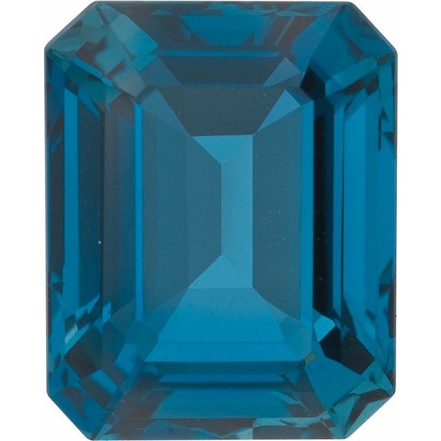 Calibrated Emerald Cut AA Grade Blue Natural Topaz