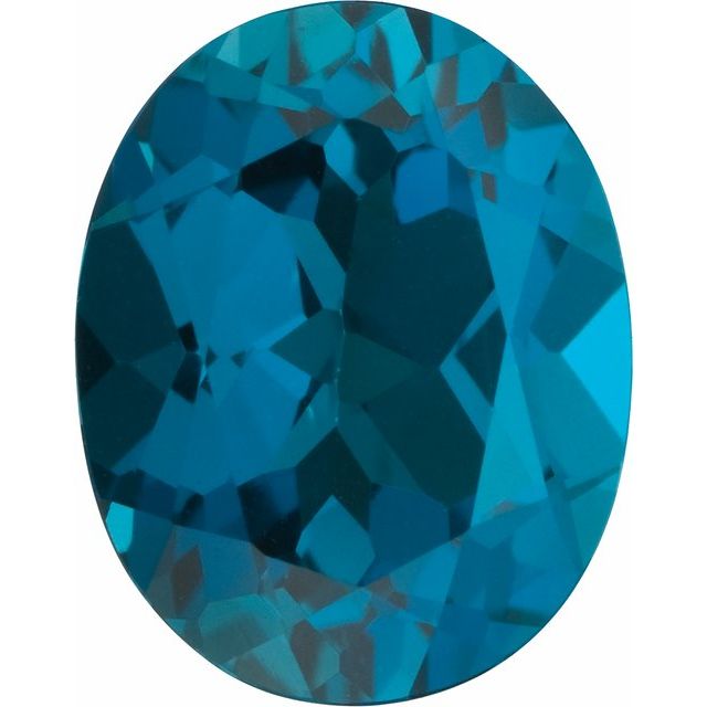 Calibrated Oval AA Grade Blue Natural Topaz