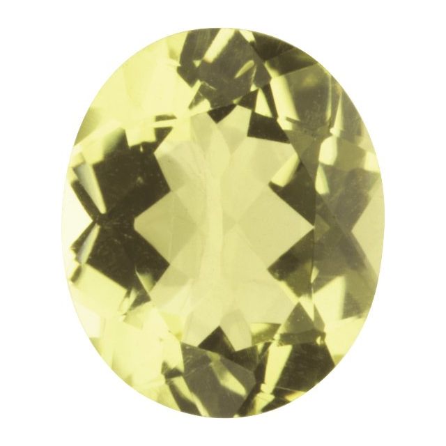 Calibrated Checkerboard Oval AA Grade Yellow Natural Quartz