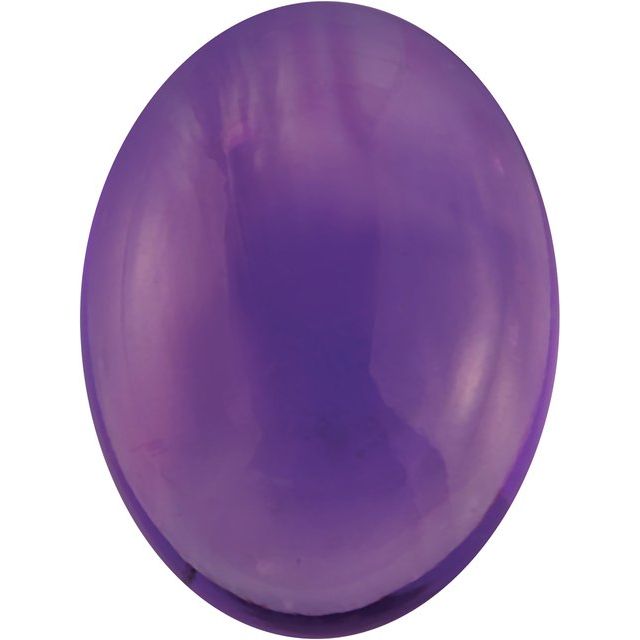 Calibrated Cabochon Oval AA Grade Purple Natural Amethyst