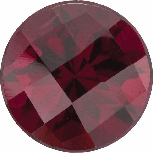 Calibrated Checkerboard Round AA Grade Reddish Purple Natural Rhodolite Garnet