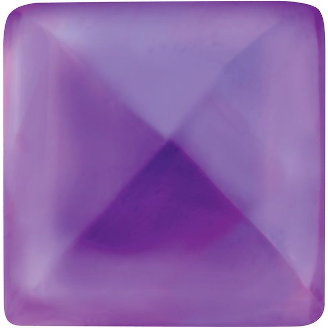 Calibrated Cabochon Square AA Grade Purple Natural Amethyst