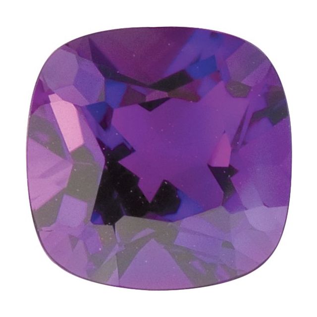 Calibrated Cushion AA Grade Purple Natural Amethyst