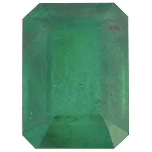Calibrated Emerald Cut Commercial Grade Green Natural Emerald