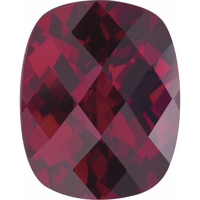 Calibrated Checkerboard Antique Cushion AA Grade Pink, Purple, Red Natural Rhodolite Garnet