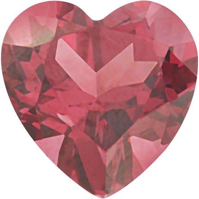 Calibrated Heart AA Grade Pink, Purple, Red Natural Rhodolite Garnet
