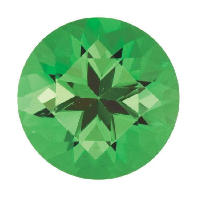 Calibrated Round AA Grade Green Natural Tsavorite Garnet