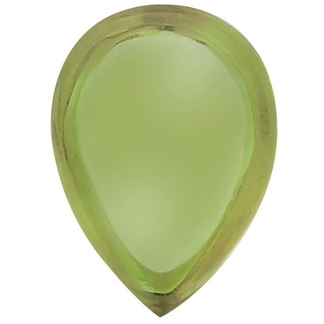 Calibrated Cabochon Pear AA Grade Green Natural Peridot