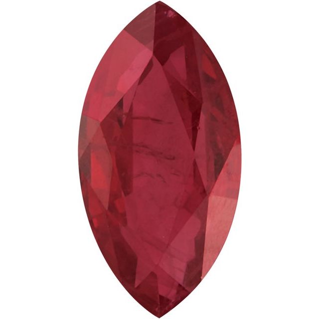 Calibrated Marquise AA Grade Red Natural Ruby