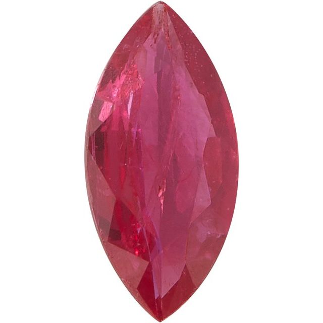 Calibrated Marquise B Grade Red Natural Ruby