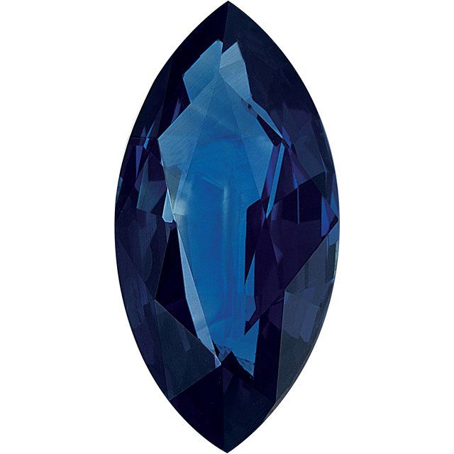 Calibrated Marquise AA Grade Blue Natural Sapphire