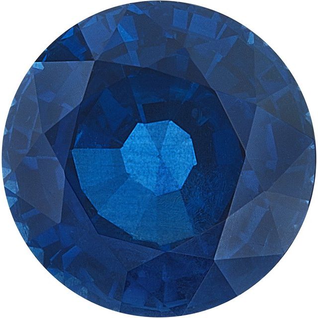 Calibrated Round AA Grade Blue Natural Sapphire