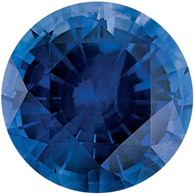 Calibrated Brilliant Round AAA Grade Blue Natural Sapphire